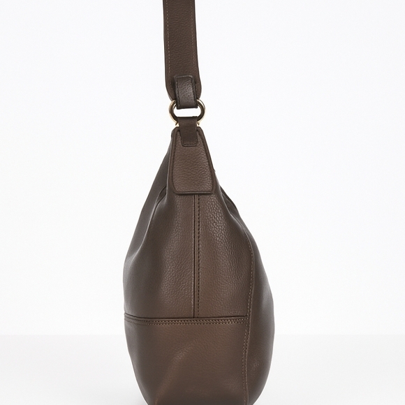 Wilson Leather Metallic Brown Leather Shoulder Bag - Picture 2 of 4